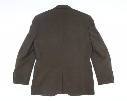 Mens UK Size 40 Marks and Spencer Regular Brown Suit Jacket