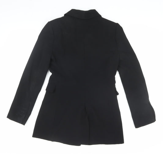 Zara Women's Black XS Double-Breasted Blazer