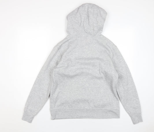 Womens UK Size 10 LA Gear Grey Pullover Hoodie
