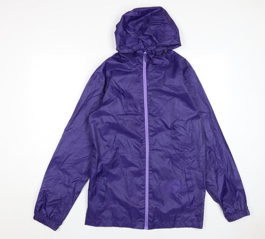 Womens UK Size S Regatta Purple Windbreaker Coat