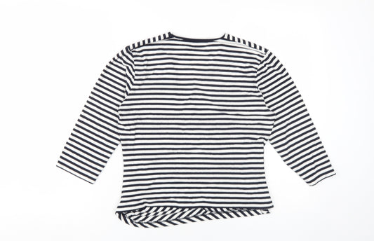 Precis Petite Women's Black Wrap Blouse M Petites