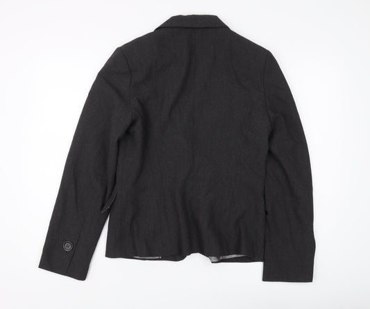 Marks and Spencer Women's Black Blazer Size 12 Lined