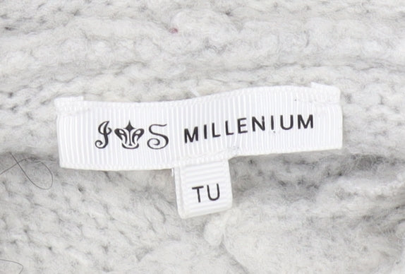 Womens UK Size One Size Millenium Ivory Pullover Jumper