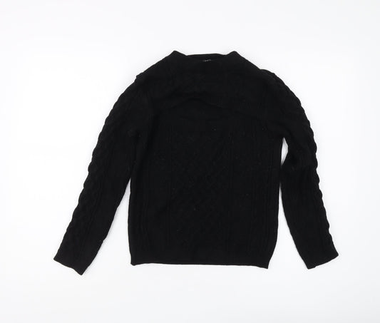 Womens UK Size L Quiz Black Jumper
