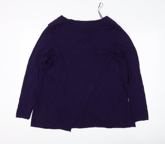 Womens UK Size 12 Roman Purple Jumper Jumper