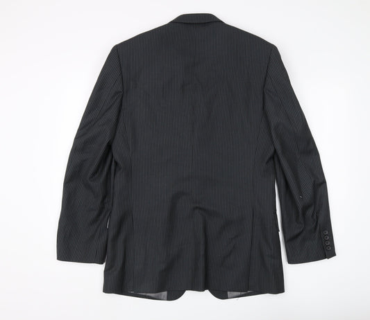 Mens UK Size 38 Burton Regular Black Suit Jacket