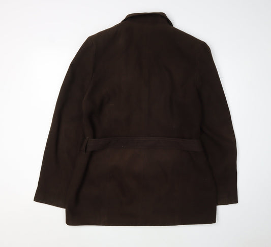 Womens UK Size 16 Charlotte Halton Brown Basic Jacket