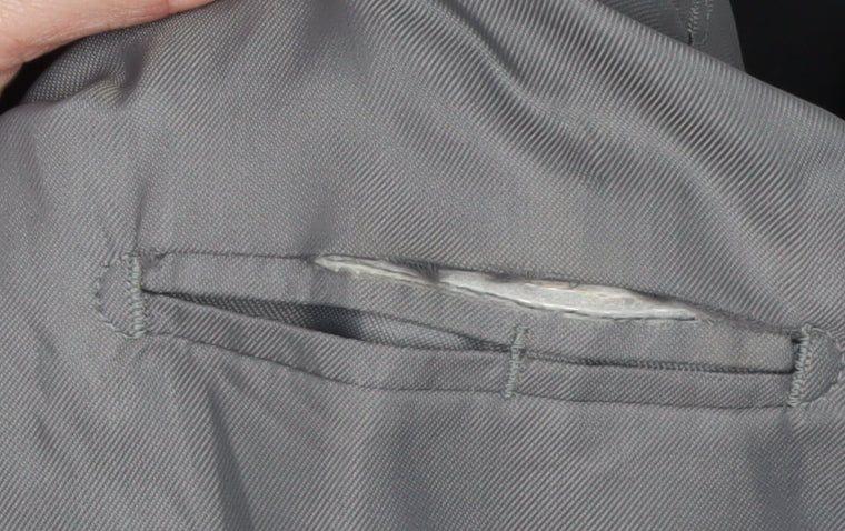 Armando Men's Black Suit Jacket, Notch Lapel, Size 40R