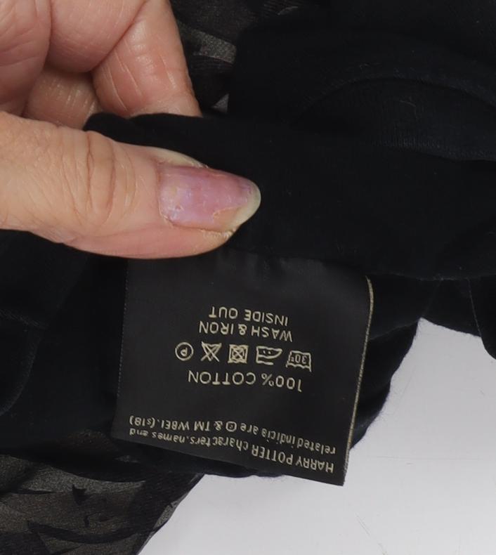 The Harry Potter Shop Black Hufflepuff Men's T-Shirt, Size S