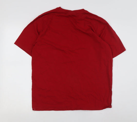 Peter Storm Men's Red Graphic T-Shirt, Medium, Cotton