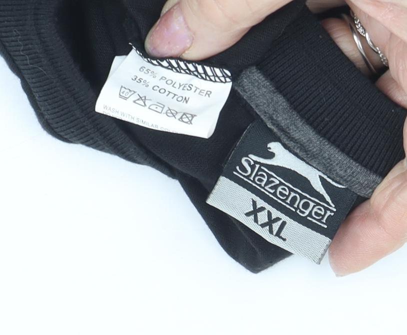 Slazenger Men's Black XL Short Sleeve T-Shirt