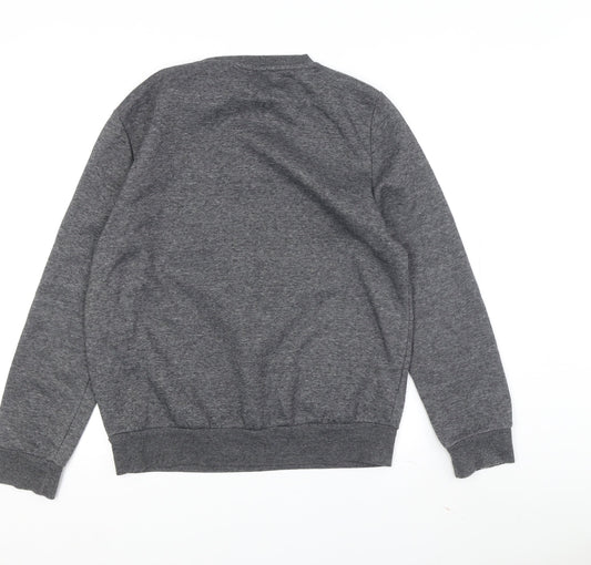Womens UK Size M Harry Potter Grey Pullover Sweatshirt