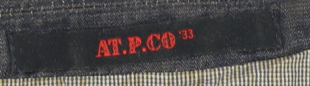 AT.P.CO Men's Blue Blazer, Size 26, Casual Spring Blazer