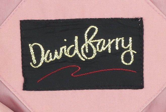 Womens UK Size 16 David Barry Pink Basic Jacket