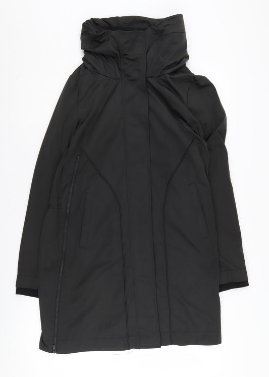 Sandwich Women's Black Long Hooded Coat Size 6