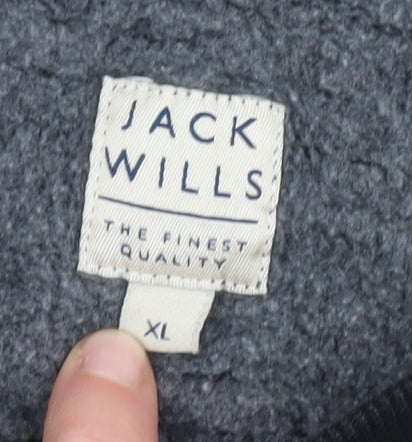 Mens UK Size XL Jack Wills Black Pullover Sweatshirt