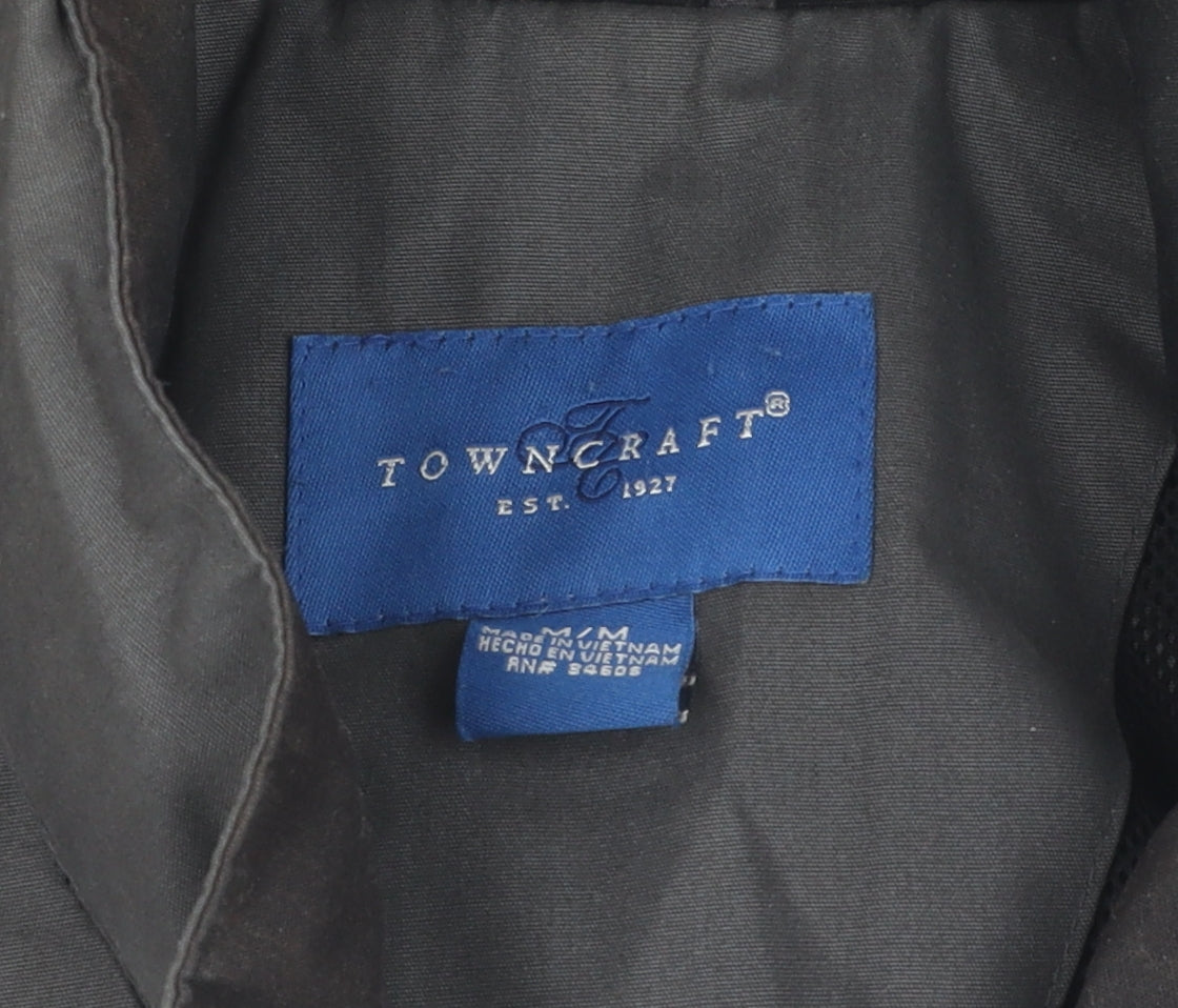 Mens UK Size M TownCraft Grey Bomber Jacket