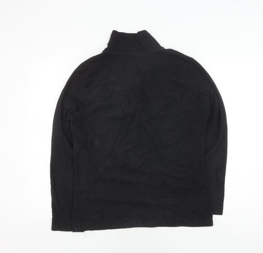 Gelert Women's Black Zip Sweatshirt Size 14