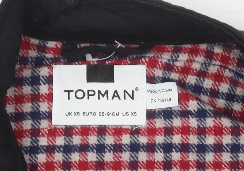 Mens UK Size XS Topman Black