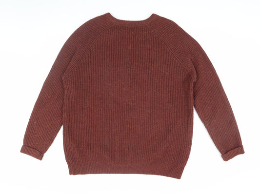 Cotton Traders Men's Brown XL Pullover Jumper