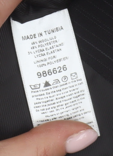 Mens UK Size 40 NEXT Regular Black Suit Jacket