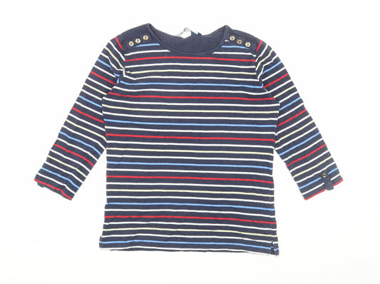 Womens UK Size S Isle Multicoloured Basic T-Shirt