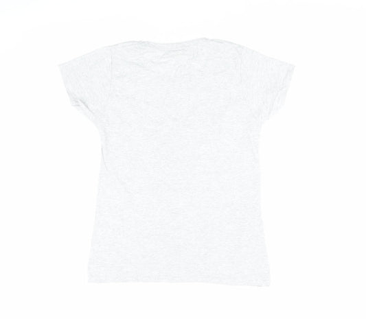 Unisex Adults UK Size S Harry Potter Grey Basic T-Shirt