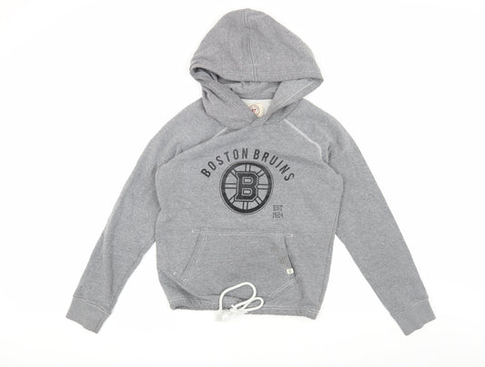 Additional front view of 47 Brand Grey unisex medium pullover hoodie