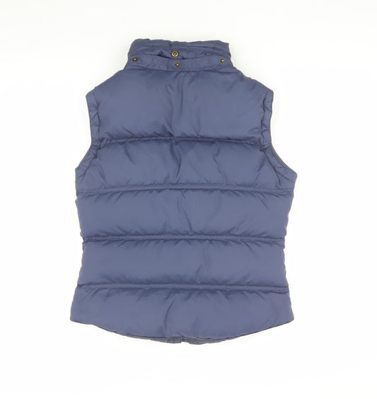 Womens UK Size 10 Jack Wills Blue Puffer Jacket