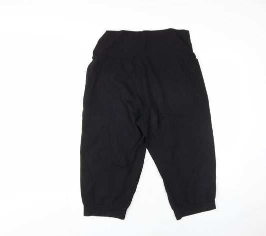 Oxylane Women's Black Cropped Activewear Trousers L