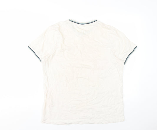 Slazenger Men's White S Crew Neck T-Shirt