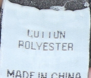 Chisel Men's Beige Striped Polo XXL, Cotton Blend