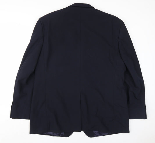 Mens UK Size 46 Centaur Regular Blue Suit Jacket