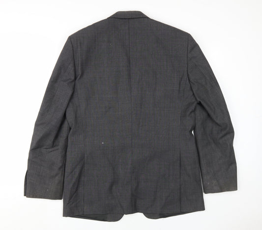 Mens UK Size 40 Savoy Taylors Guild Regular Grey Suit Jacket
