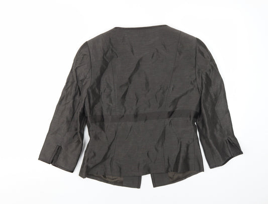 Fenn Wright Manson Women's Black Linen Silk Jacket
