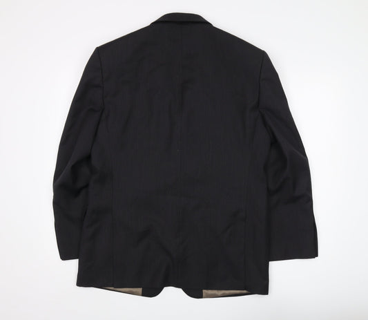 Mens UK Size 40 Marks and Spencer Regular Black Suit Jacket