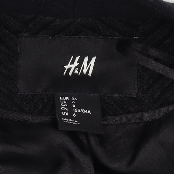 H&M Women's Black Blazer Size 8 for Business Wear