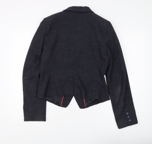 Next Women's Black Blazer Size 12, Regular Fit