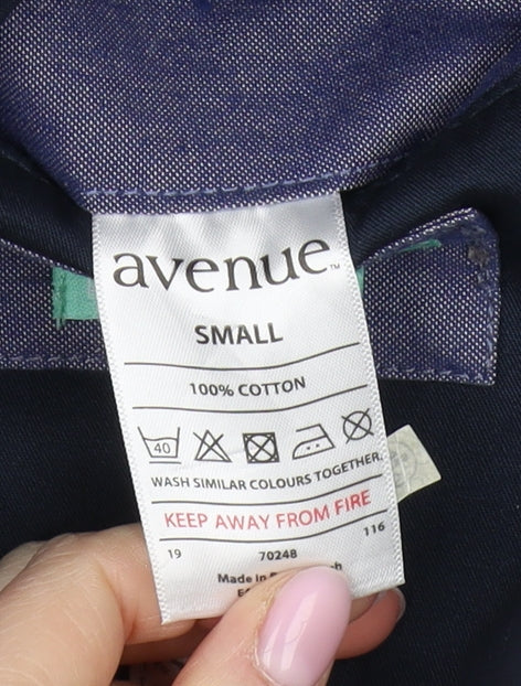 Avenue Men's Blue Single-Breasted Blazer S