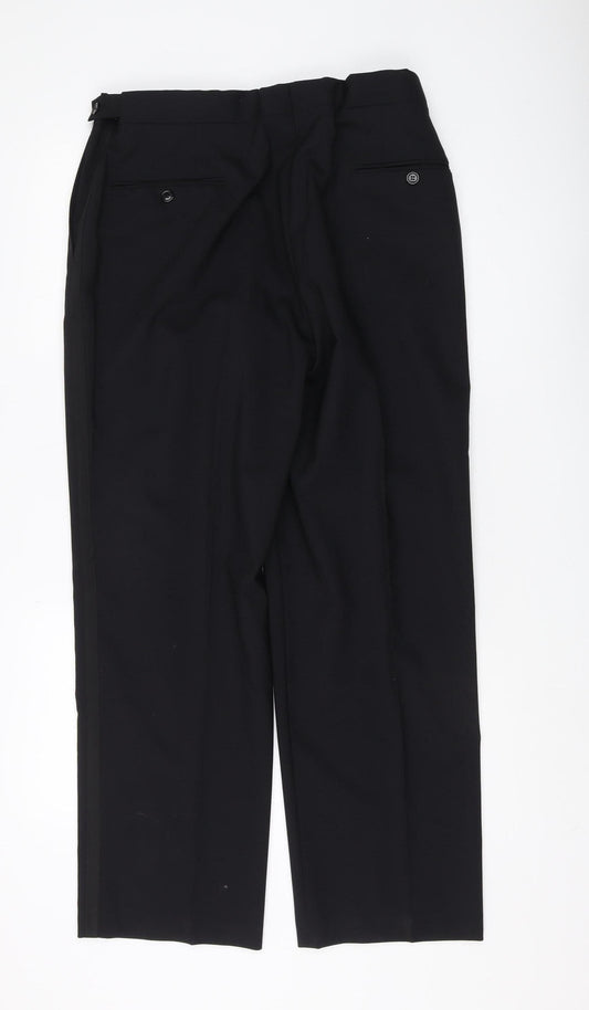 Taylor & Wright Men's Black Dress Pants Size 36 Formal