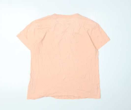 Womens UK Size XS adidas Peach Basic T-Shirt