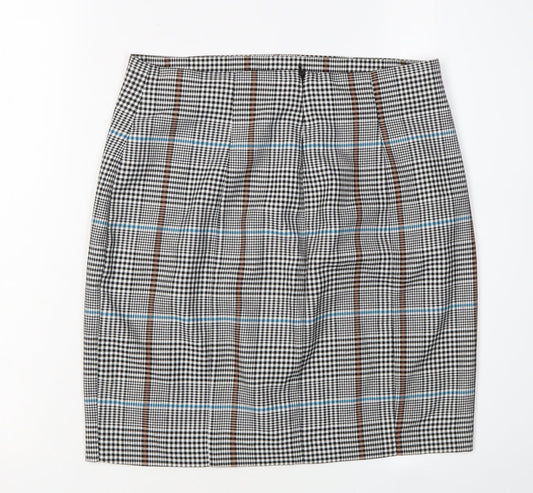 ASOS Women's Check Pencil Skirt Size 10 Multicoloured