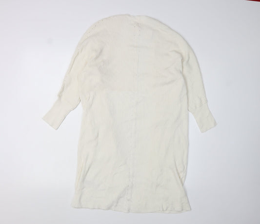 Womens UK Size XS Marks and Spencer Ivory Cardigan Jumper