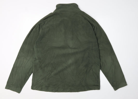 Mens UK Size M Craghoppers Green 1/2 Zip Sweatshirt
