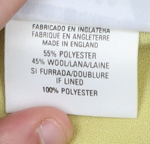 Jacques Vert Women's Yellow Blazer, Size 16, Formal Wear