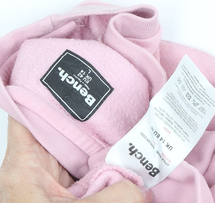 Bench Women's Pink Sweatshirt Size 14