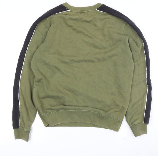Mens UK Size S Champion Green Pullover Sweatshirt