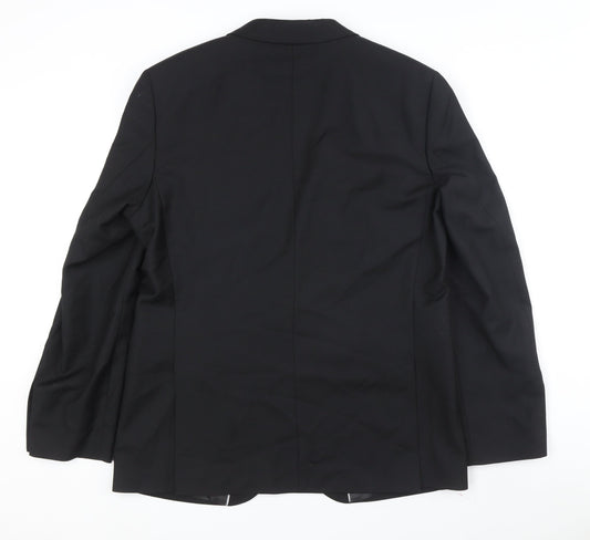 Mens UK Size 42 Marks and Spencer Regular Black Suit Jacket
