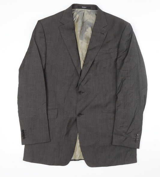 Mens UK Size 42 Balmain Regular Grey Suit Jacket