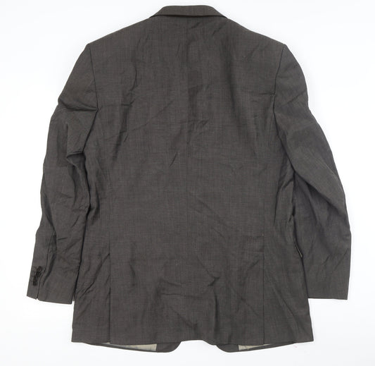 Balmain Homme Grey Blazer, Long, Men's Size 42L